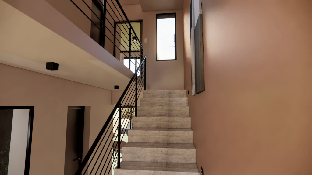 Escaleras Interior dúplex. Diseño Tropyco